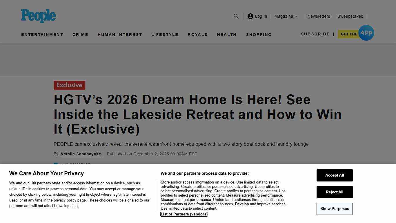 HGTV’s 2026 Dream Home Is Here! See Inside the Lakeside Retreat and How to Win It (Exclusive)